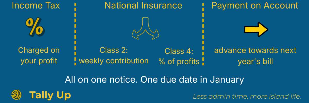 What tax will I owe as Manx sole trader?